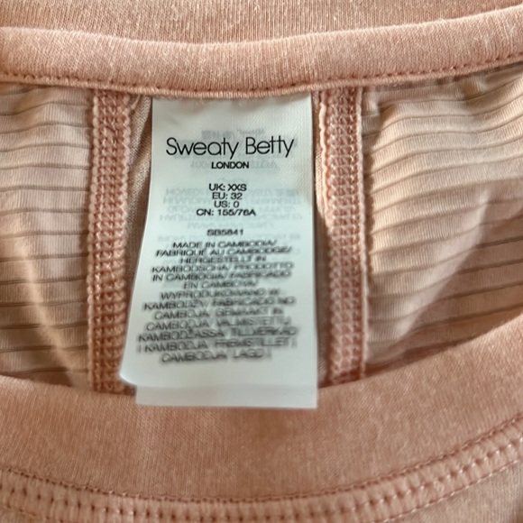 NWT Sweaty Betty XXS Pacesetter Running Vest Sunset Pink - Picture 11 of 12